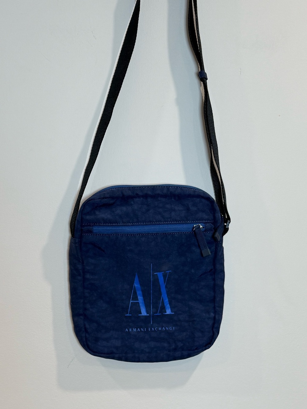 🔥Armani Exchange Dark Blue Crossbody Messenger Bag EC🔥